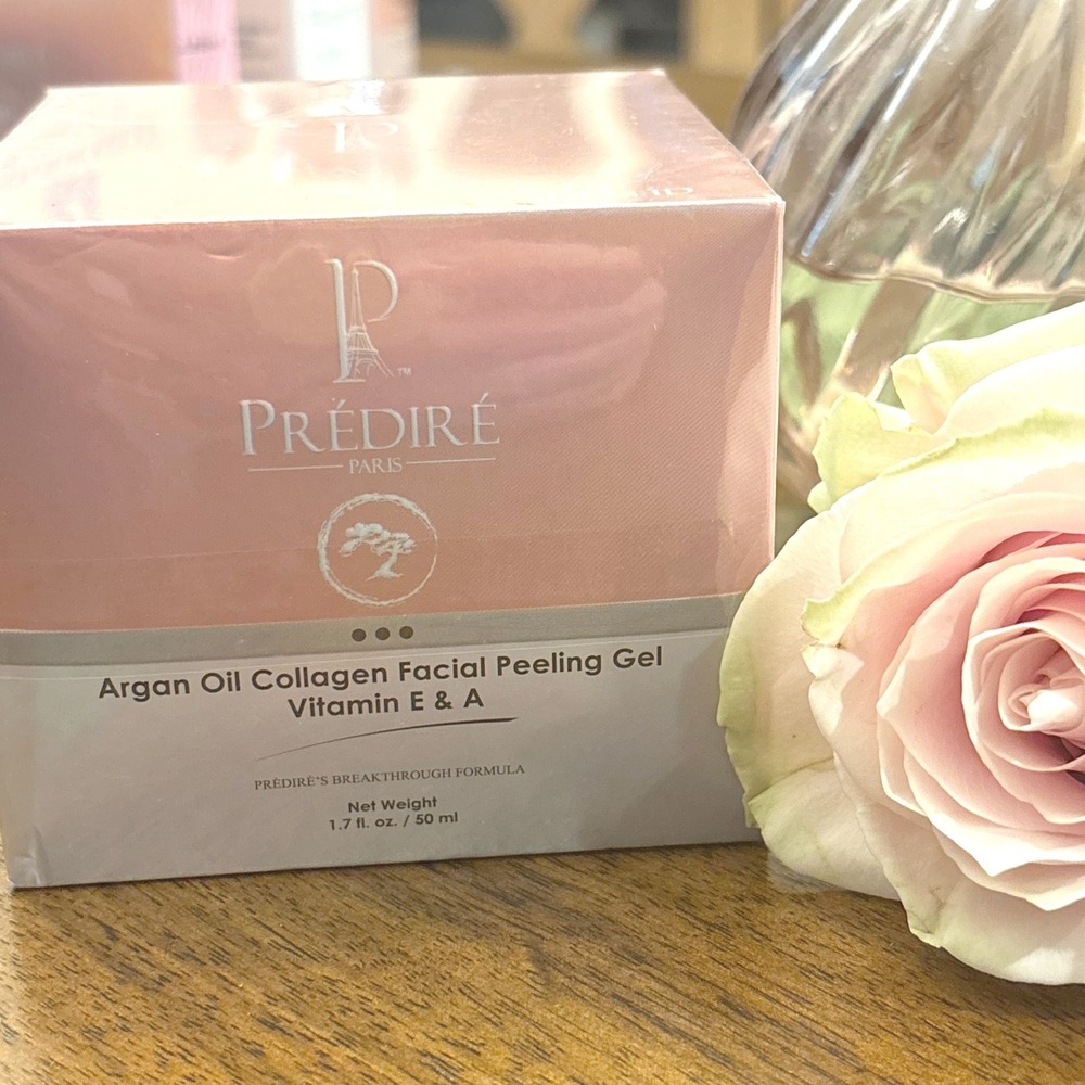 Predire Paris Argan Oil Collagen Facial Peeling Gel 1.7 fl oz NIB $300 MSRP